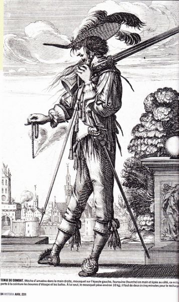 Bild eines Musketiers